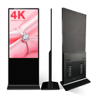 4k 50 Inch Floor Standing Vertical Touch Screen Kiosk HD LCD Digital Signage
