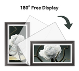 Art Screen NFT LCD Display 18.5" 4K Digital Picture Display Frame Wood WIFI APP Android
