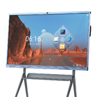 Smart 55 Inch Interactive Whiteboard I5 4+128G 20 Point IR Touch Dual System 4K UHD 1200mp Camera