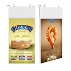 43 Inch Ultrathin Lcd Screen Double Side Roof Ceiling Advertising Display For Shop Window