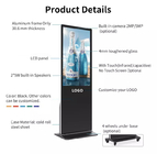Android 55 Inch Monitors Billboard Touch Screen Information Kiosk Advertising