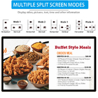 Commercial Wall Mount 18.5 Inch LCD Digital Signage With Interactive Touch Screen
