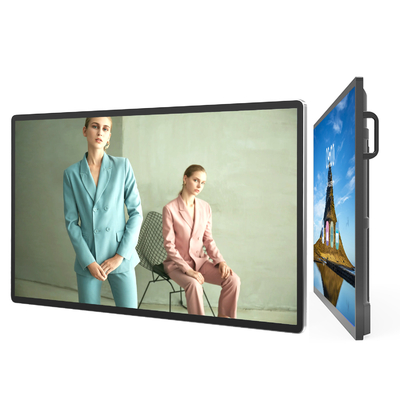 55 Inch Indoor Ultra Thin Digital Signage Display Panels For Stores Grocery