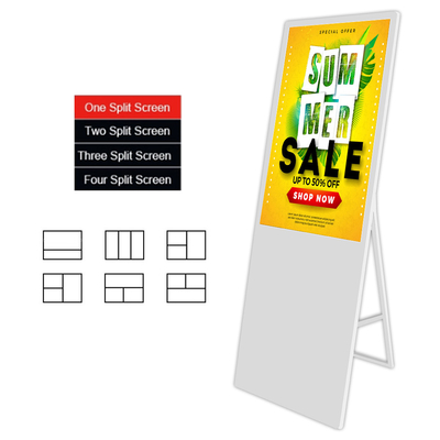 43" 55" Touch Screen Digital Poster Kiosk Indoor Outdoor Portable Digital Signage Display