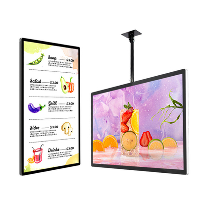 43" Android Wall Mounted Digital Signage With Touch Screen Display Interactive Digital Kiosk