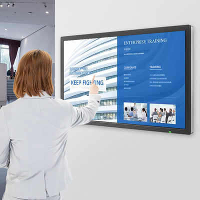 85" Commercial Monitors Digital Signage I3 I5 I7 4G 128G Capacitive Lcd Touch Screen 4K
