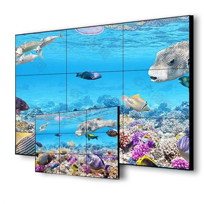 Portable Lcd Video Wall 2x2 3x3 Indoor Ultra Narrow Bezel Tv 3.5mm 3x4 Monitor 65"