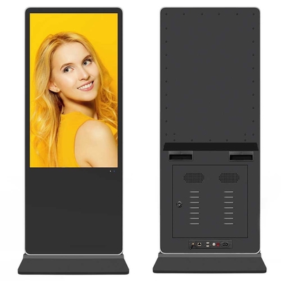 4k 32" digital signage touch display Android Vertical Totem commercial