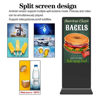 High Definition 32 Inch Vertical Digital Signage Display With Android Octa Core WiFi