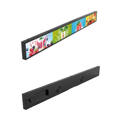 29" Stretched LCD Display Shelf Edge Lcd Screen Supermarket Strip Thin Strip LED
