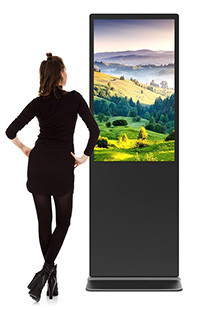 4k 32" digital signage touch display Android Vertical Totem commercial