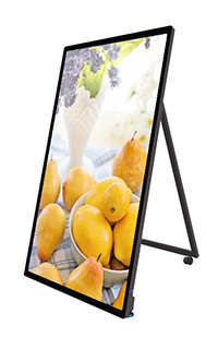 40 Inch Digital Poster Kiosk display stand for Academic Conferences