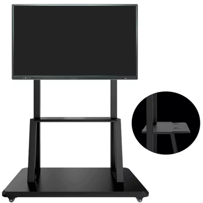 32 40 43 50 55 58 65 75 85 86 98 100 110 Inch Interactive Flat Panel Smart White Board TV Mobile Stand With Wheels
