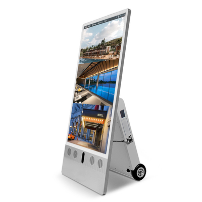 4k Uhd Ip65 43 Inch Kiosk Lcd Digital Signage Outdoor Battery Powered With Speaker