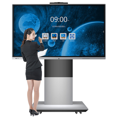 65/75/86/100/110 inch finger multi touch screen smart LCD display meeting room electronic digital interactive smart whit